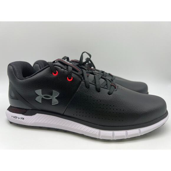 Under Armour UA HOVR Fade 2 Spikeless Golf Black Wide E Shoes Men’s Size 8📦